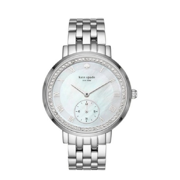Kate Spade “Monterey” KSW1292 Silver Watch